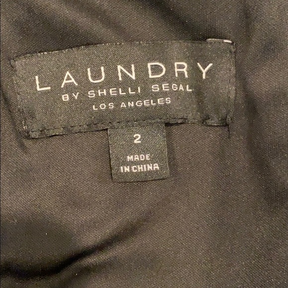 Laundry by Shelli Segal Mock-Neck Lace Web Dress - Picture 5 of 15